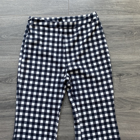 SHEIN Women’s Gingham Plaid Flare Pants - Picture 3 of 6
